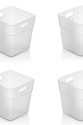 6 lı Buzdolabı İçi Mini Düzenleyici Kutu Organizer - Buzdolabı Kapak Düzenleyici