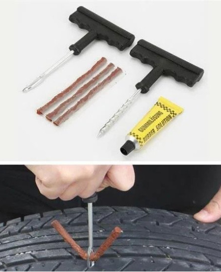 6 Parça Araba Motosiklet Otomobil Bisiklet Lastik Tamir Kiti Araç Bakım Seti