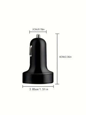 6 Portlu Hızlı Araç Şarj Cihazı – 4 USB + 2 Type-C Çıkışlı Dijital Göstergeli Oto Şarjı 6 Portlu Hızlı Araç Şarj Cihazı – 4 USB + 2 Type-C Çıkışlı Dijital Göstergeli Oto Şarjı