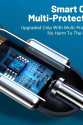6 Portlu Hızlı Araç Şarj Cihazı – 4 USB + 2 Type-C Çıkışlı Dijital Göstergeli Oto Şarjı 6 Portlu Hızlı Araç Şarj Cihazı – 4 USB + 2 Type-C Çıkışlı Dijital Göstergeli Oto Şarjı