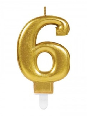 6 Rakam Mum Gold Renk 6 Rakam Mum Gold Renk