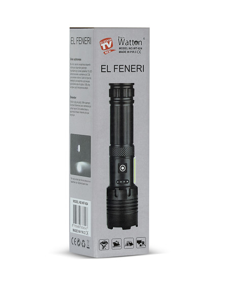 7 Mod TX6 Powerbank El Feneri WT-624 7 Mod TX6 Powerbank El Feneri WT-624