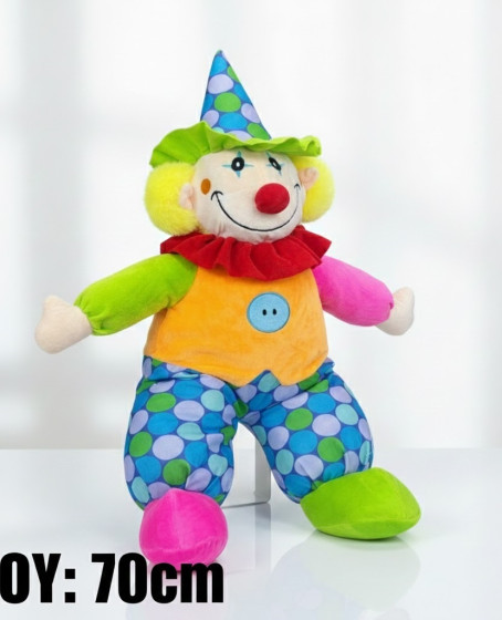 70 cm BÜYÜK BOY Palyaço Peluş Oyuncak Bebek 70 cm BÜYÜK BOY Palyaço Peluş Oyuncak Bebek