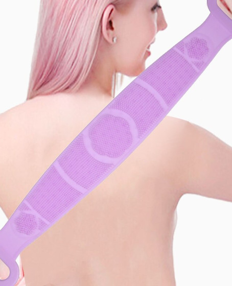 70 cm Çift Taraflı Sırt Kesesi -Silikon Duş Kesesi - Peeling Banyo Kesesi 70 cm Çift Taraflı Sırt Kesesi -Silikon Duş Kesesi - Peeling Banyo Kesesi