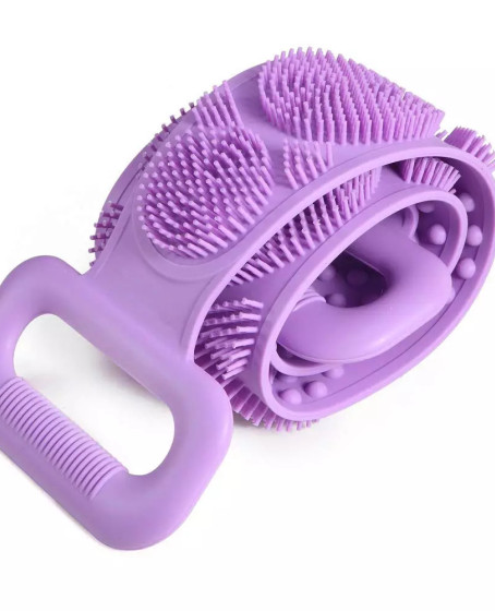 70 cm Çift Taraflı Sırt Kesesi -Silikon Duş Kesesi - Peeling Banyo Kesesi 70 cm Çift Taraflı Sırt Kesesi -Silikon Duş Kesesi - Peeling Banyo Kesesi