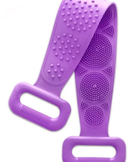 70 cm Çift Taraflı Sırt Kesesi -Silikon Duş Kesesi - Peeling Banyo Kesesi 70 cm Çift Taraflı Sırt Kesesi -Silikon Duş Kesesi - Peeling Banyo Kesesi