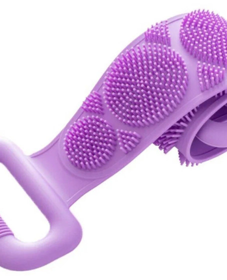 70 cm Çift Taraflı Sırt Kesesi -Silikon Duş Kesesi - Peeling Banyo Kesesi 70 cm Çift Taraflı Sırt Kesesi -Silikon Duş Kesesi - Peeling Banyo Kesesi