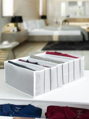 8 Bölmeli  XL Pratik Bölmeli Çekmece Düzenleyici Organizer(İç Çamaşırı Kravat Çorap Düzenleyici)