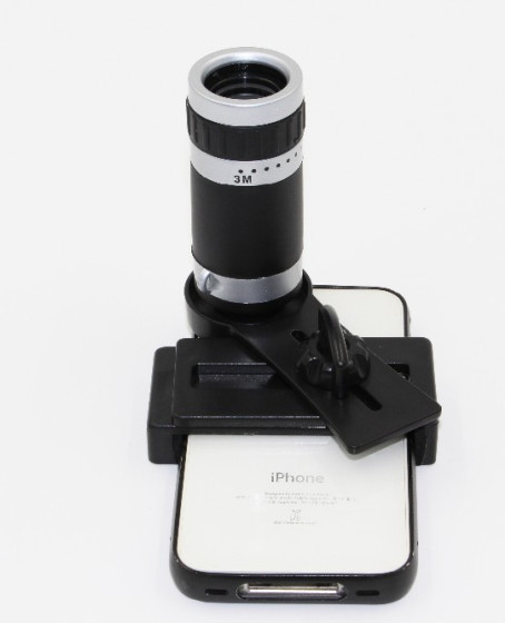 8x18 Zoom Teleskop Telefon Kamera Lensi Mini El Dürbünü