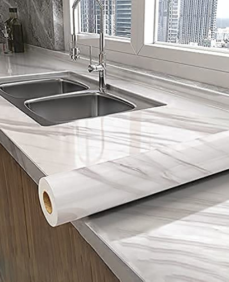Açık Mermer Desenli Yapışkanlı Kaplama Kağıdı Büyük Boy 5 Metre Açık Mermer Desenli Yapışkanlı Kaplama Kağıdı Büyük Boy 5 Metre