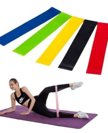 Aerobik Bant 5 Li Pilates Yoga Bandı