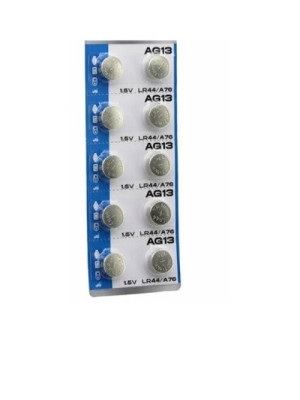 AG13 Saat Pili - Düğme Pil 10lu Paket LR44/A76 1.55V