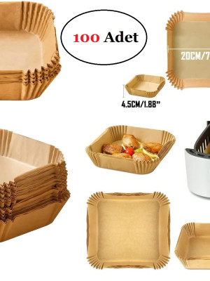 Airfreyer Fritöz Kağıdı Kare XL / XXL 100LÜ Airfreyer Fritöz Kağıdı Kare XL / XXL 100LÜ