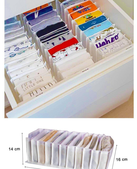 Akordiyon Çekmece  Düzenleyici Organizer 11 Gözlü