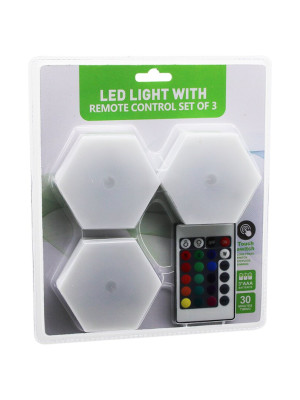 SDR-WT-365 LED LIGHT WITH 3PCS 6GEN RGB KUMANDALI PİLLİ DOKUNMATİK LAMBA SETİ 6LED SDR-WT-365 LED LIGHT WITH 3PCS 6GEN RGB KUMANDALI PİLLİ DOKUNMATİK LAMBA SETİ 6LED