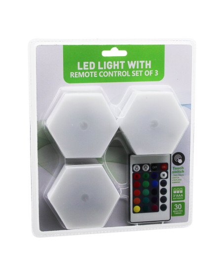 SDR-WT-365 LED LIGHT WITH 3PCS 6GEN RGB KUMANDALI PİLLİ DOKUNMATİK LAMBA SETİ 6LED SDR-WT-365 LED LIGHT WITH 3PCS 6GEN RGB KUMANDALI PİLLİ DOKUNMATİK LAMBA SETİ 6LED