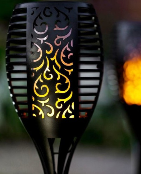 Alev Efektli Solar Bahçe Lambası (51 cm) Alev Efektli Solar Bahçe Lambası (51 cm)
