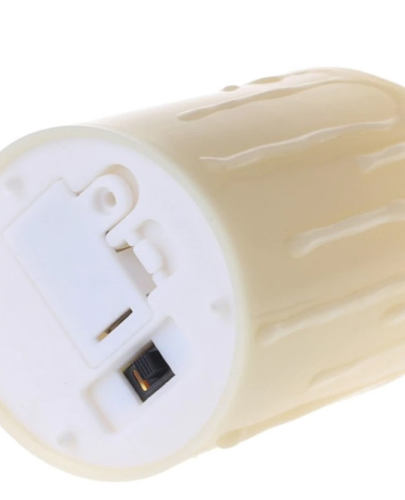 Alevli Led Mum Hareketli Alev Görünümlü Dekoratif Mum - 7Cm