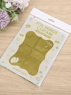 Altın Gold Renk Dikdörtgen Kesim Parlak Sim Görünümlü Fon Perde Dekor 1x2 Metre Altın Gold Renk Dikdörtgen Kesim Parlak Sim Görünümlü Fon Perde Dekor 1x2 Metre