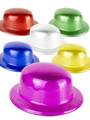 Altın Renk Hologramlı Plastik Yuvarlak Melon 27x24 cm Altın Renk Hologramlı Plastik Yuvarlak Melon 27x24 cm