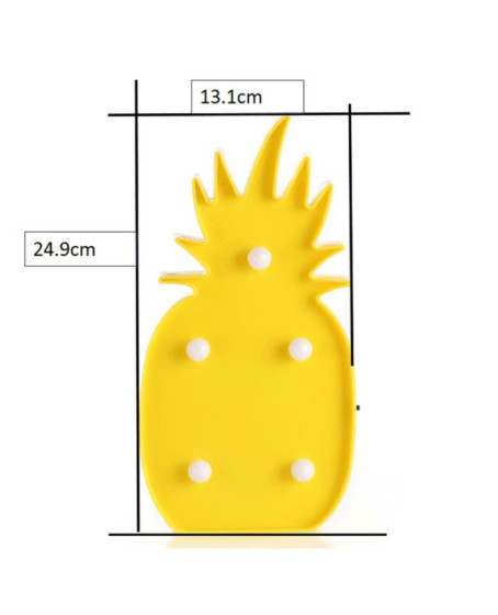 Ananas Tasarımlı Masa Lambası