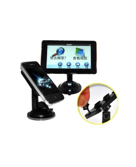 Araç İçi Telefon-Tablet-Navigasyon Tutucu-(8 Vantuzlu Döner Başlıklı)