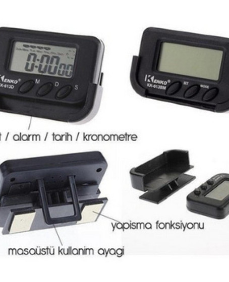 Araç İçi Dijital Saat