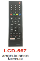 Arçelik - Beko 3D Smart Netflix Tv Kumandası - LCD 567 Arçelik - Beko 3D Smart Netflix Tv Kumandası - LCD 567