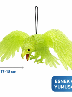 Asılabilir Lateks Kartal Dekor Süsü Yeşil 17-18 cm
