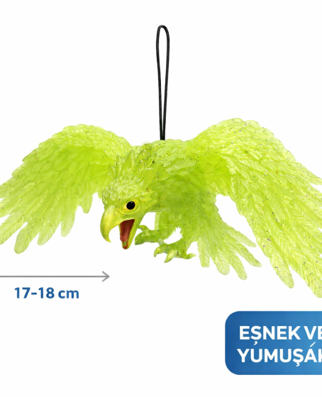 Asılabilir Lateks Kartal Dekor Süsü Yeşil 17-18 cm Asılabilir Lateks Kartal Dekor Süsü Yeşil 17-18 cm