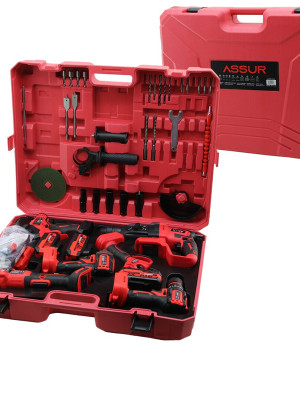 6PCS USTA ELEKTRİKLİ ALET SETİ ŞARJLI 21V SPRAL TAŞLAMA HİLTİ  BAĞ MAKAS SOMUN SÖKME