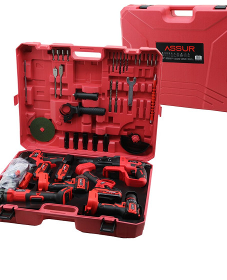6PCS USTA ELEKTRİKLİ ALET SETİ ŞARJLI 21V SPRAL TAŞLAMA HİLTİ  BAĞ MAKAS SOMUN SÖKME