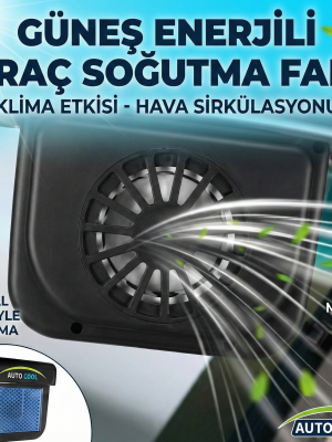 Auto Cool Güneş Enerjisiyle Çalışan Araç İçi Soğutucu Auto Cool Güneş Enerjisiyle Çalışan Araç İçi Soğutucu