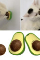 Avokado Dönen Kedi Nanesi Cat Oyun Topu Doğal Kedi Oyuncağı