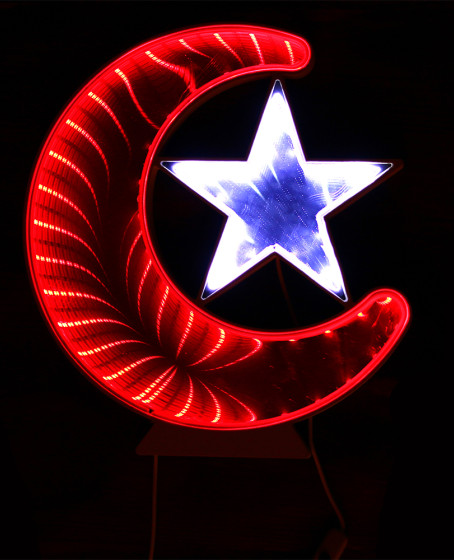Ay Yıldız Işık Pano Türk Bayrağı Bm-079 Ay Yıldız Işık Pano Türk Bayrağı Bm-079
