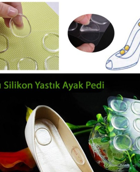 Ayak Nasır 6lı Ped - Ayak Vurma önleyici silikon ped