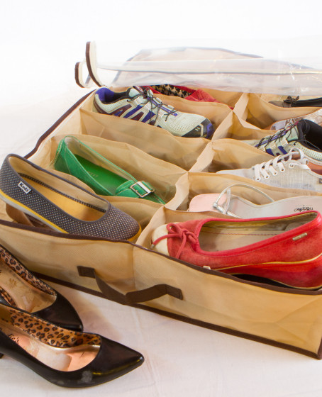 Ayakkabı Saklama Çantası 12 Bölmeli Shoes Under Ayakkabı Saklama Çantası 12 Bölmeli Shoes Under
