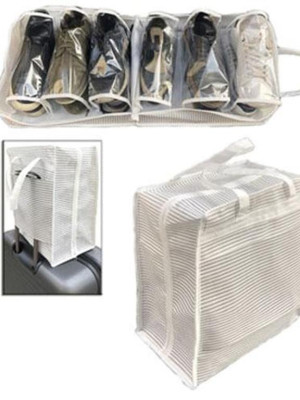 Ayakkabı SAKLAMA ve TAŞIMA Çantası (Çizgili Model) Shoe Tote Ayakkabı SAKLAMA ve TAŞIMA Çantası (Çizgili Model) Shoe Tote