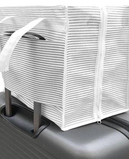Ayakkabı SAKLAMA ve TAŞIMA Çantası (Çizgili Model) Shoe Tote