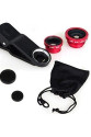 Balık Gözü Lens Fish Eye 3 Wide Geniş Açılı Makro Telefon Lensi Balık Gözü Lens Fish Eye 3 Wide Geniş Açılı Makro Telefon Lensi