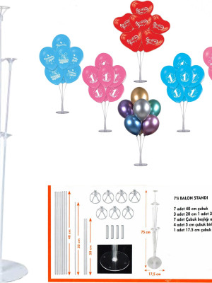 Balon Standı 75 cm Balon Standı 75 cm