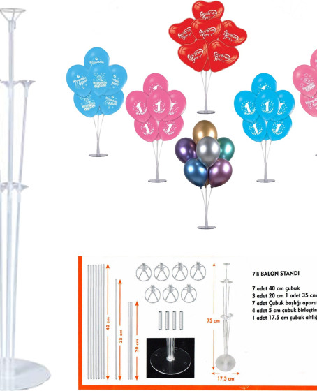 Balon Standı 75 cm