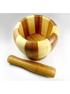 Bambu Havan (Ahşap) Büyük Bambu Havan (Ahşap) Büyük