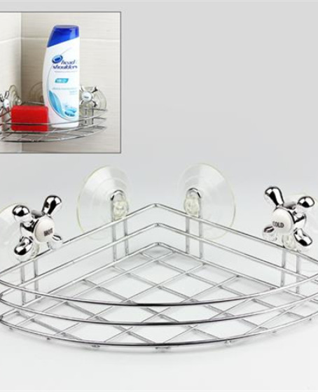 Banyo Organizeri - Çok Amaçlı Köşe Organizer Vantuzlu