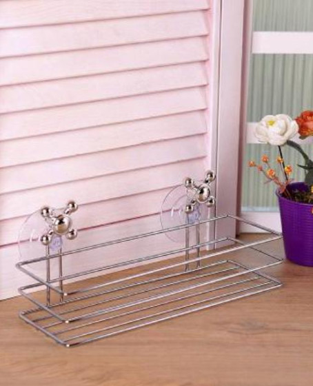 Banyo Organizeri - Çok Amaçlı Dörtgen Vantuzlu Banyo Organizeri - Çok Amaçlı Dörtgen Vantuzlu