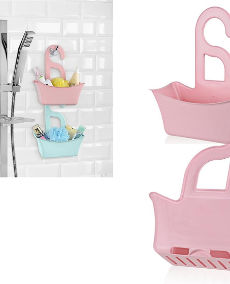 Banyo Sepeti Delikli Sepet Çok Amaçlı Sabun Şampuan Tutucu Raf Banyo Sepeti Delikli Sepet Çok Amaçlı Sabun Şampuan Tutucu Raf
