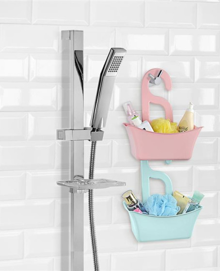 Banyo Sepeti Delikli Sepet Çok Amaçlı Sabun Şampuan Tutucu Raf Banyo Sepeti Delikli Sepet Çok Amaçlı Sabun Şampuan Tutucu Raf