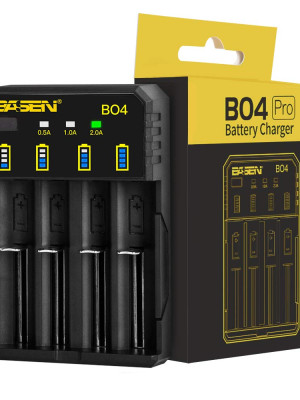 Basen BO-4 Pro Lİ-Ion / Ni-Cd / Ni-MH Pil Şarj Aleti