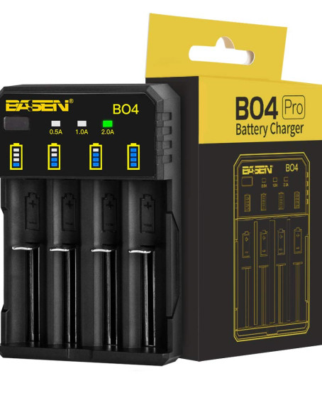 Basen BO-4 Pro Lİ-Ion / Ni-Cd / Ni-MH Pil Şarj Aleti