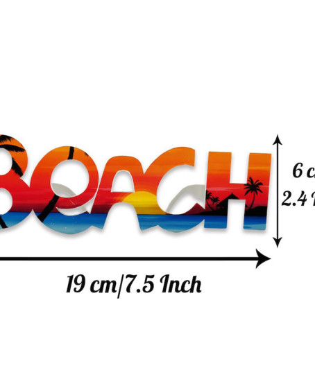 Beach Yazılı Parti Gözlüğü Yaza Merhaba Hawaii Show Gözlüğü 19x6 cm